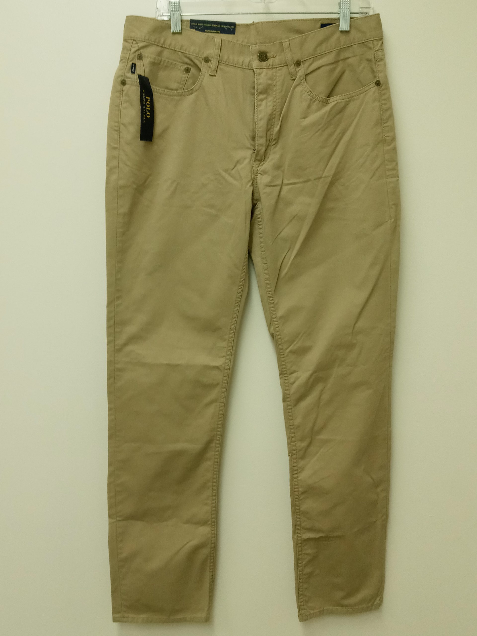 Polo Golf Ralph Lauren Pants Mens 35x30 Khaki Tailored Fit Chinos Preppy  Stratch
